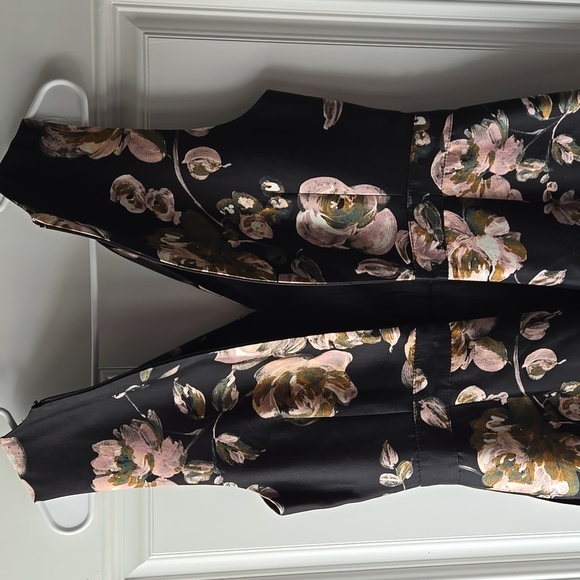 J. Crew Collection Silk & Wool Blend Floral Midi Dress - Picture 8 of 11